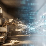 Abstract technology imagery