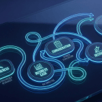 Abstract technology imagery